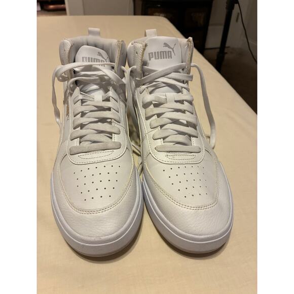 Puma SoftFoam High Top Sneakers White Leather Men’s 11.5 EU 45 Athletic Shoes main image 15